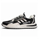 Three-leaf clover shell head brand broken size spring and summer men's shoes casual sports running shoes air cushion wear-resistant non-slip trendy shoes 6629 white gray leather surface plus velvet middle top 39 size