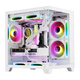 Colorful Family Bucket 24 periods interest-free RTX 5070Ti/RTX 5060Ti host 14600KF assembled computer host DIY e-sports game Delta mobile host with four 14400F丨RTX5060丨Pure White Special Edition