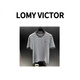 P.YH.ZHLOMY Victor Estación Europea Top Summer Summer Nueva camiseta NZN1396 Stripe 2XL [150-170]