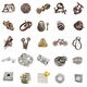 Yuanqi Children's Fun Zhuge Machinery Alloy Unzip Ring Unzip Cage Déverrouiller le jouet Intelligence complète de mohu décontracté pour enfants pour enfants (Nouvelle difficulté)