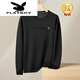Playboy (Playboy) Sweat-shirt d'automne masculin de printemps et d'automne pour hommes, t-shirt à manches longues à manches longues à manches longues pour hommes, Black 6630 XL [120-140Jin [Jin est égal à 0,5 kg]]]