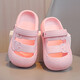 Girls' Crocs Anti-slip Anti-odor Slippers Summer 2025 New Children's Shit-sliding Sandals Girls Baotou Cartoon Pink 36-37