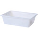 Lerui Malatang Vegetable Sélection Pot Boîte en plastique épaissie Rectangulaire Rectangulaire Commercial Cantine Rangement d'aliments et fraîcheur Boîte épicée EXTRUME BLANC 693 [61 * 42 * 18]