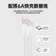 Huaqiangbei Youpin adapts to Huawei charging cable 66W/100W/120W super fast charging original charger head type-c data cable flash charging 6A mobile phone Honor X6/mate70/P50 car 66W fast charging cable 1 meter 3C safety certification