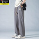 
Woodpecker Ice Silk Pants Men's Summer 2025 Thin Loose Straight-Legged Casual Pants for Boys Quick-Drying Cool Sport Wide-Level Trousers 6636 Military Green L About 110-130Jin [Jin equals 0.5 kg]