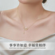 Chinese Jewelry Ping An Buckle Hetian Jade Necklace Women's 2025 New Light Luxury High-Quality Pendant Birthday Gift for Girlfriend