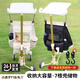 小虎子t2/小虎子t18/t28/t3口袋婴儿推车置物袋收纳挂钩挂包袋配件 恐龙乐园靠背坐垫-防驼背|豆豆绒