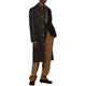 Versace Men's Rivet Logo Blazer Point Lapelera de la solapa hombrera Hebilla de hebilla informal Negra Única IT-48