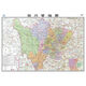 2025 Edición Hainan Zhejiang Shandong Shanghai Tibet Beijing Tianjin Yunnan Box Mapa de la ciudad Versión plegable Tianjin Ciudad Mapa plegable Tamaño expandido 1068x749mm