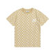 MLB couples' old-fashioned T-shirt casual short-sleeved same style 2024 summer new T05 DT-9923 khaki S