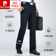 皮尔卡丹（pierre cardin）中老年西裤男正装含桑蚕丝夏季休闲裤薄款冰丝直筒裤子 9902黑色【夏季含 桑蚕丝】 29 【腰围2尺2】