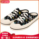 Mlbplayball mule monogram lace-up sin deslizamiento de lienzo de lienzo bajo resistente al desgaste hombres y mujeres 42.5
