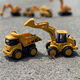 Shantoulin Village drop-resistant children's inertial engineering vehicle bulldozer excavator dump truck mixer boy set play engineering bulldozer 16852