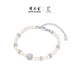 Zhou Taisheng DC Pearlescent Sugar Cube Pearl Bracelet S925 Silver Light Luxury Bracelet Birthday Gift for Girlfriend and Mom