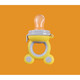 Qingsiyi baby fruit and vegetable music children's bite music silicone newborn rice cereal infant and young children eating fruit food supplement artifact yellow gray