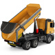 Zhouke Mining Dump Truck Large Remote Control Car Alloy Tipper Engineering Truck Charging Transport Mud Children's Electric Vehicle 6-Channel Dump Truck + Two Groups 1600 Battery Life About 200 + Free Maintenance Service