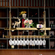 OEMG WEIN GLASS STAND AUFSCHALTEN HIGH-ANTHALTEN BALTER HAUSHALTE ARTE WINE POT HAUSE HAUSHALTSPAHRUNG WINE STUDEN AUFSCHLUSS DOWN HEIGHEIT 12035 Edelstahltitanium Titanium