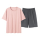 Yalu Men's Pyjamas Summer Modal Shorts Shorts adolescents peut porter un costume de vêtements à l'extérieur 9713 L