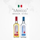 Européen et américain mexicain européen et américain Tequila Silver Label Tequila Sunrise Tequila [Double Gold Award of International Spirits Competition] Silver Label 2 Bouteilles + Cointreau Orange Liquor Combination