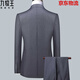 JOEONE suit men's autumn and winter new business casual suit jacket men's professional formal suit groom's wedding suit 605-gray single suit M 165 recommended weight 90-110 Jin Jin equals 0.5 kg