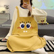 Autumn and winter cartoon long-sleeved loose home clothes pajamas women's nightgowns women's yellow nightgowns (J16857-18) M women (recommended 75-95Jin [Jin equals 0.5 kg])
