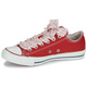 Converse Women's Shoes Sports Canvas Shoes Teen Lace-up Low Top Breathable Balloon Shoes Red Spring and Summer 2025 New A13662C Red 41