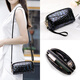 Qidai Kupplungsbeutel für Frauen 2025 Neue Mode kleine Tasche große Kapazität Handtasche Doppel Reißverschluss Coin Wallet VERSATILE CROSSBODY SABE BLUE-Schulterstil