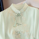 Sibaishe new Chinese style shirt 2026 spring new women's fashion national style tassel loose shirt