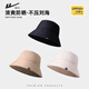 Pull back pure cotton breathable sun hat men's spring and summer outdoor cycling sun hat large brim fisherman hat mountaineering sun hat black one size