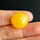 Yuzhi 1 item 1 certificate 1 shot natural raw ore Russian material unoptimized beeswax amber round beads single bead with beads 18.9mm