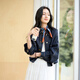 Three Color 2025 Autumn New Model [Fat-proof Denim] Retro Loose Jacket Denim Clothing Casual Top S Deep Sea Blue M 160/84A