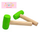 LNGA LANDGRE Children's Toy Hammer Simulation Small Hammer Hammer Wooden Handle Archaeological Excavation Rubbing Strong Accessory Kindergarten Woodworking Red Claw Hammer Hammer 1