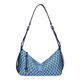 
DISSONA women's 2025 new product lucky bag jacquard sailing bag one-shoulder crossbody bag neutral sports shoulder bag cooperation model - medium-blue (pre-sale 15 days shipment)