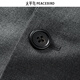 太平鸟男装【商场同款】西服B1BAD3X10 黑白灰7 L
