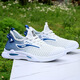 Changxiang Huili mesh men's shoes 2025 new summer breathable hollow thin large mesh shoes lightweight soft sole casual running sports shoes FH-882-DD white and blue 43