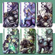 
Jojo's wonderful adventure Jotaro Platinum Messenger Silver Chariot Stand-in-Link Student Gift JOJO Stand-in-Link X12593 Card Case + Short Wrist Rope
