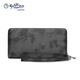 Goldlion new genuine leather men's silver bag business clutch top layer cowhide wallet fashion black