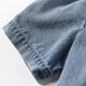 
Xiangying denim short jacket for women 2025 summer new retro washing denim style blue small short-sleeved top denim blue M 160/84A/95-110Jin[Jin equals 0.5 kg]