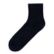 Kupferbulle Thin Thin Midrohr Frauensocken 2025 Sommer Neues Grundmodell für Frauen weiche und komfortable elastische VW008 Schwarz One Size 22-24