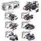 
Children compatible assembled building blocks DI small particles 8-in-1 fire truck New Year holiday building blocks toys W1421 Christmas snowman house building blocks [900 pieces