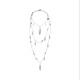 Sujue Sudrov 2025s / s Gence Shape Lumaplume Series Feather Long Collier Pull Silver Silver