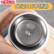 Thermos simple thermos cup with lid for girls 316 stainless steel students go to school special cute 2025 new water cup for men sea salt blue 600ml free dog sticker + cup brush simple installation
