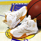 Hongxing Tong Ke Brand gebrochener Code Kobe Gedenkversion Basketballschuhe für Männer Teenager High-Top Air Cushion Non-Slip Atmable AJ Limited Edition 3527 Blue 35