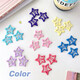 IMIESEVE star hair clip women's hair clip side bangs clip five-pointed star cute children's hair clip dopamine star hair clip 10 pack mixed color -