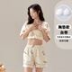 Arctic Velvet Pyjamas für Frauen im Sommer mit Brustpolstern süße lose Shorts Shorts Sommerdünne Frauenanzüge für Outdoor-Verschleiß xyl-1047 [mit Brustpolstern] M [75Jin [Jin gleich 0,5 kg] -100jin [Jin gleich 0,5 kg]]