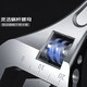 Honggong 10-inch adjustable wrench universal adjustable wrench large opening multi-functional bathroom adjustable wrench light handle repair