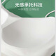 小野七天无痕美背抹胸内衣女小胸聚拢可外漏细肩带一体固定杯背心式文胸罩 【奶白色】 M 80-105斤