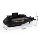 U-Boot-Spielzeug-Spielzeugsimulation Mini Fernbedienung U-Boot Vier-2-Wege-Spielzeugboot Elektrische Model Jungen Kinder Spielzeug U-Boot Vier-Wege-See Blau Standard Standard