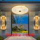 All copper outdoor ceiling light villa gate front light outdoor aisle balcony light mosquito-proof courtyard light X3893-500/square