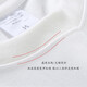 T-shirt lourd blanc pur 500g Coton pur épais décolleté à manches courtes à manches courtes surdimensionnées couple couple à moitié manches femmes 500g à manches courtes lourdes - abricot s recommandé 100-120jin [Jin est égal à 0,5 kg]